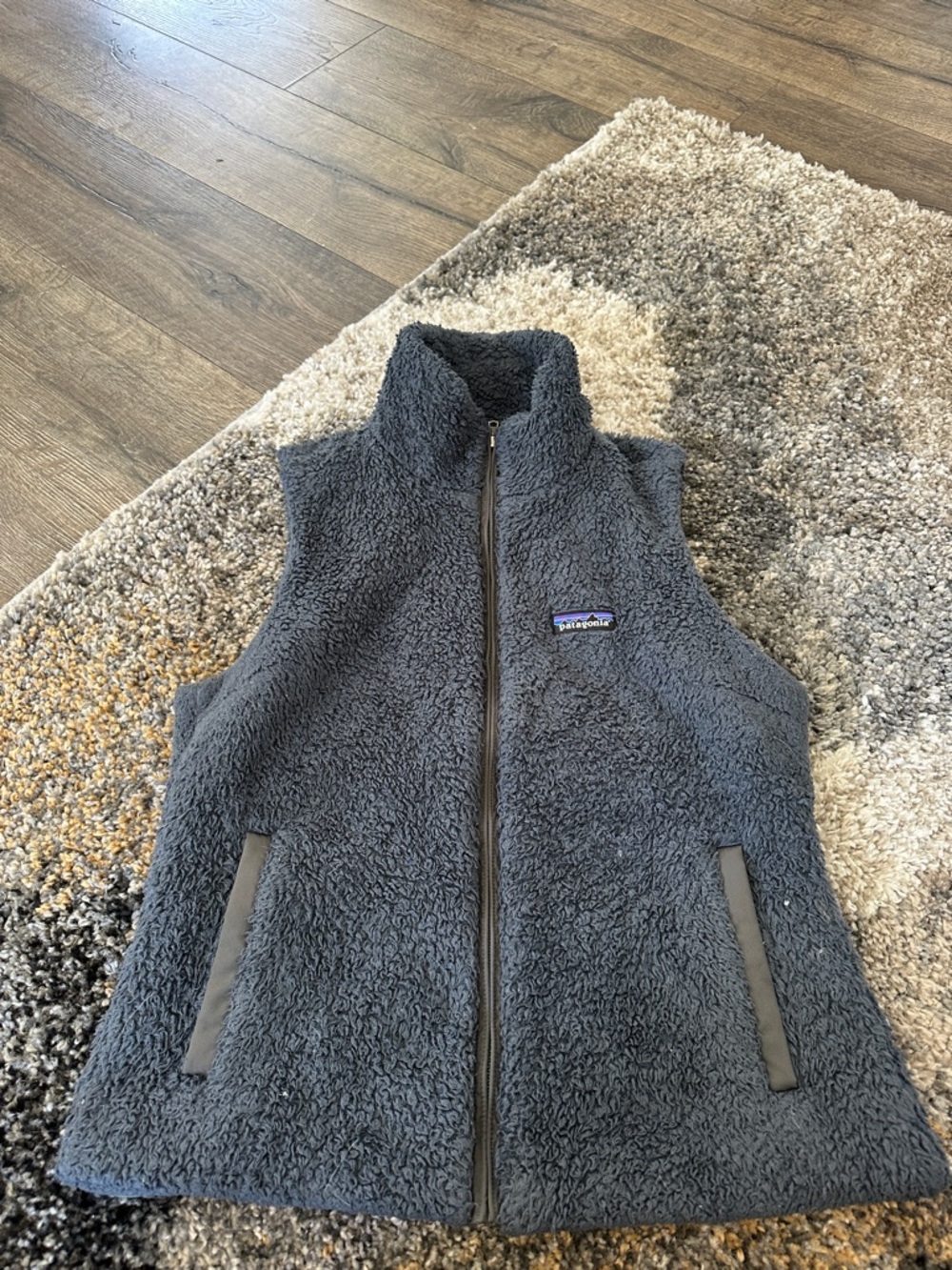 Patagonia navy Sherpa Fleece Vest